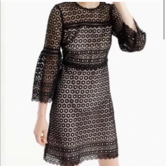 J crew eyelet lace dress size 8 - Picture 2 of 2